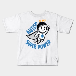 Autism Pride Flight: Mind Body Balance Kids T-Shirt